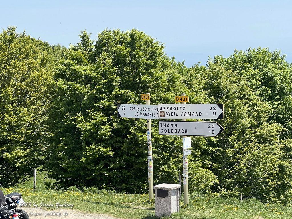  Grand Ballon (1424 m)-Vogesen-Berg - Frankreich