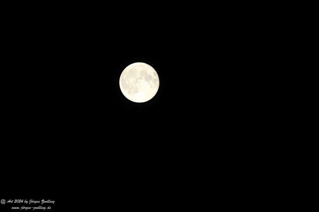 Mond über Rüdesheim an der Nahe - Rheinhessen