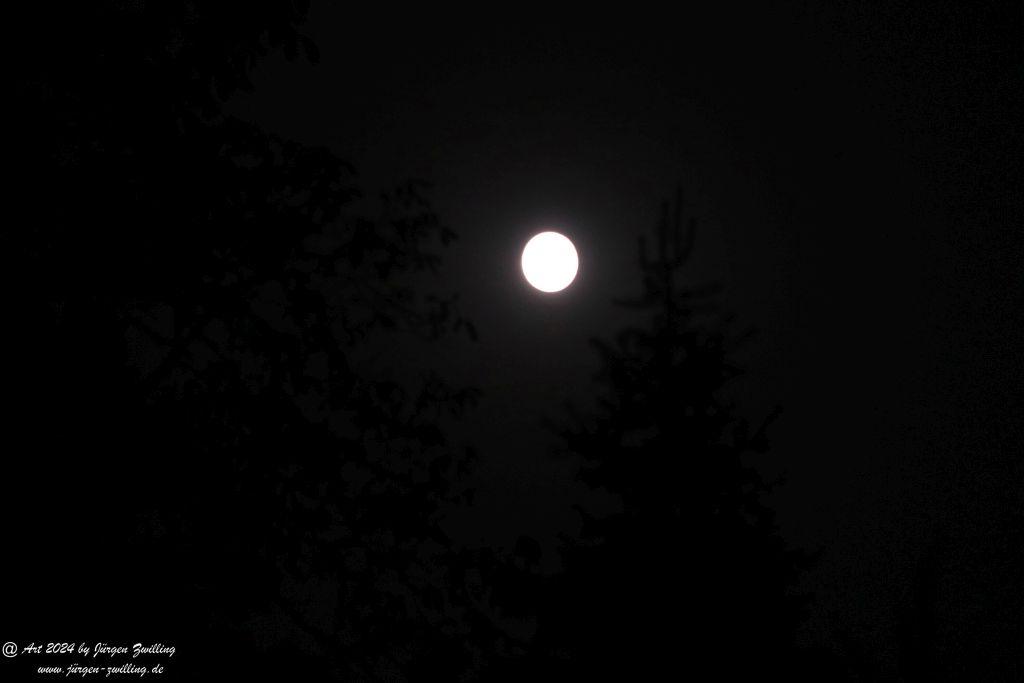 Mond über Rüdesheim an der Nahe - Rheinhessen