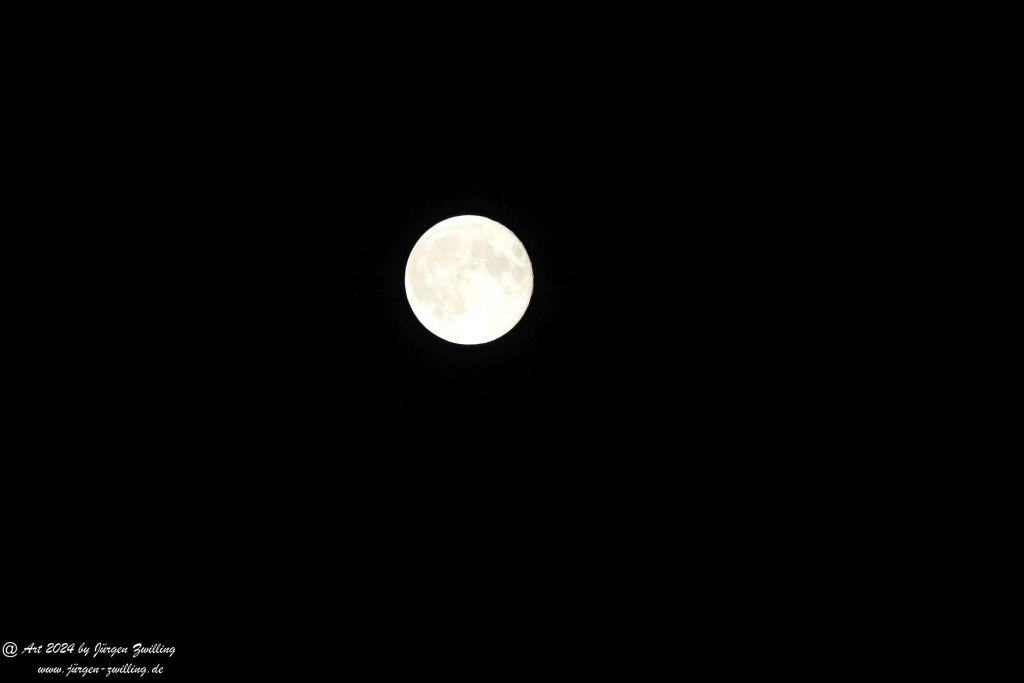 Mond über Rüdesheim an der Nahe - Rheinhessen