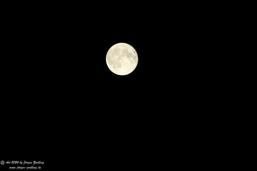 Mond über Rüdesheim an der Nahe - Rheinhessen