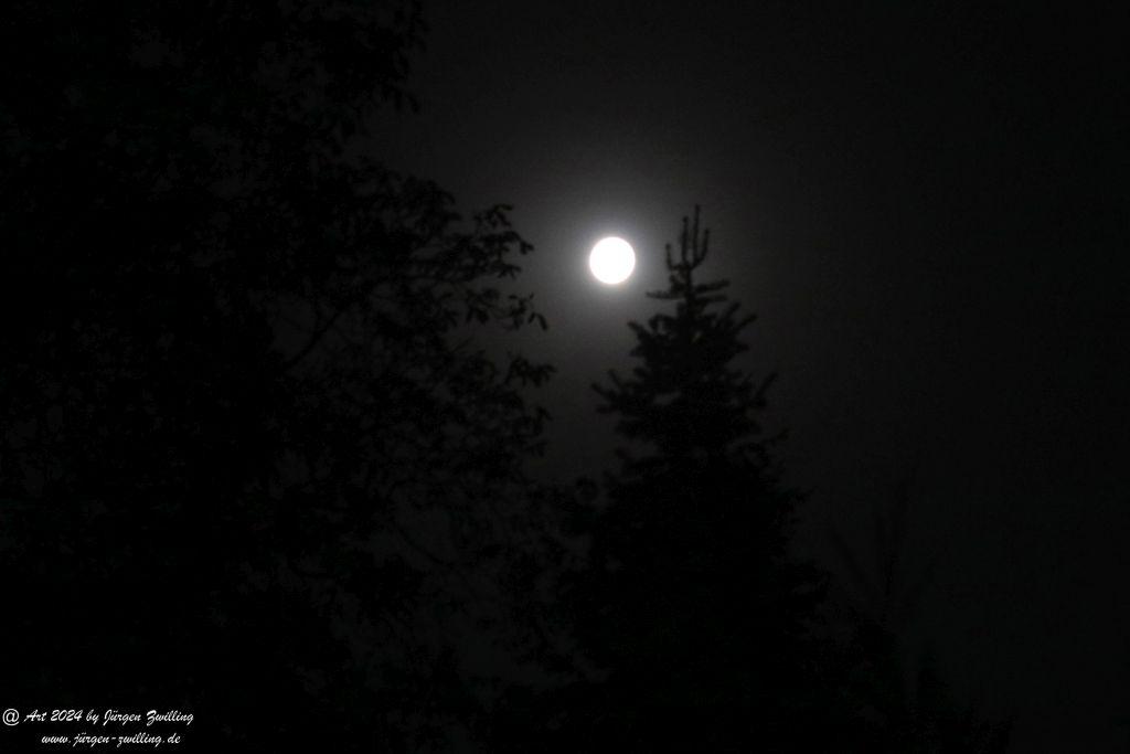 Mond über Rüdesheim an der Nahe - Rheinhessen